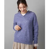 透かし編みニットフーディープルオーバー/洗える | MK MICHEL KLEIN | 詳細画像10 