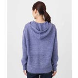 透かし編みニットフーディープルオーバー/洗える | MK MICHEL KLEIN | 詳細画像16 