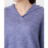 透かし編みニットフーディープルオーバー/洗える | MK MICHEL KLEIN | 詳細画像17 