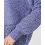 透かし編みニットフーディープルオーバー/洗える | MK MICHEL KLEIN | 詳細画像19 