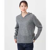 透かし編みニットフーディープルオーバー/洗える | MK MICHEL KLEIN | 詳細画像22 