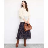 透かし編みニットフーディープルオーバー/洗える | MK MICHEL KLEIN | 詳細画像4 