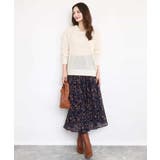 透かし編みニットフーディープルオーバー/洗える | MK MICHEL KLEIN | 詳細画像5 