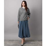 透かし編みニットフーディープルオーバー/洗える | MK MICHEL KLEIN | 詳細画像7 