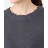 スムース編みバック釦ニット/洗える | MK MICHEL KLEIN | 詳細画像14 