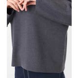 スムース編みバック釦ニット/洗える | MK MICHEL KLEIN | 詳細画像18 