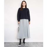 スムース編みバック釦ニット/洗える | MK MICHEL KLEIN | 詳細画像3 