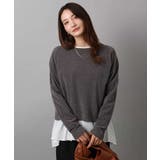 モールヤーンボートネックニット/洗える | MK MICHEL KLEIN | 詳細画像15