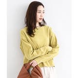 マスタード | モールヤーンボートネックニット/洗える | MK MICHEL KLEIN