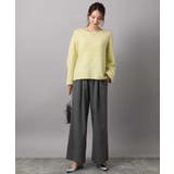 シアーボーダーボリュームパフスリーブニット/洗える | MK MICHEL KLEIN | 詳細画像14 