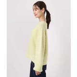 シアーボーダーボリュームパフスリーブニット/洗える | MK MICHEL KLEIN | 詳細画像21 