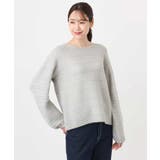 シアーボーダーボリュームパフスリーブニット/洗える | MK MICHEL KLEIN | 詳細画像27 