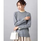 配色レイヤードデザインニット/洗える | MK MICHEL KLEIN | 詳細画像18 