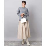 配色レイヤードデザインニット/洗える | MK MICHEL KLEIN | 詳細画像19 