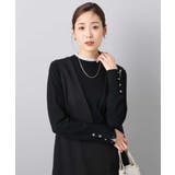 配色レイヤードデザインニット/洗える | MK MICHEL KLEIN | 詳細画像2 