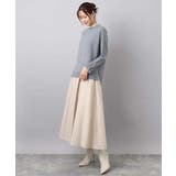 配色レイヤードデザインニット/洗える | MK MICHEL KLEIN | 詳細画像20 