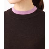 配色レイヤードデザインニット/洗える | MK MICHEL KLEIN | 詳細画像42 