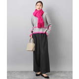 配色ライン片畦編みニット/洗える | MK MICHEL KLEIN | 詳細画像16 