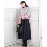 配色ライン片畦編みニット/洗える | MK MICHEL KLEIN | 詳細画像24 