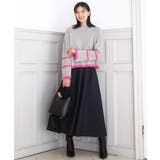 配色ライン片畦編みニット/洗える | MK MICHEL KLEIN | 詳細画像26 