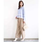 配色ライン片畦編みニット/洗える | MK MICHEL KLEIN | 詳細画像34 