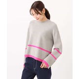 配色ライン片畦編みニット/洗える | MK MICHEL KLEIN | 詳細画像39 