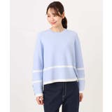 配色ライン片畦編みニット/洗える | MK MICHEL KLEIN | 詳細画像52 