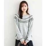 ノルディック柄ニット/洗える | MK MICHEL KLEIN | 詳細画像2 