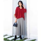 片畦編みVネックニット/洗える | MK MICHEL KLEIN | 詳細画像30 