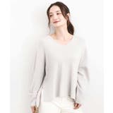 片畦編みVネックニット/洗える | MK MICHEL KLEIN | 詳細画像33 