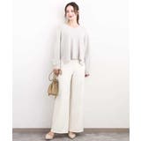 片畦編みVネックニット/洗える | MK MICHEL KLEIN | 詳細画像34 