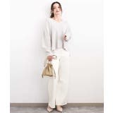 片畦編みVネックニット/洗える | MK MICHEL KLEIN | 詳細画像35 