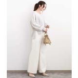 片畦編みVネックニット/洗える | MK MICHEL KLEIN | 詳細画像37 