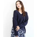 片畦編みVネックニット/洗える | MK MICHEL KLEIN | 詳細画像38 