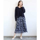 片畦編みVネックニット/洗える | MK MICHEL KLEIN | 詳細画像39 