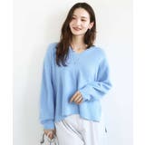 片畦編みVネックニット/洗える | MK MICHEL KLEIN | 詳細画像42 