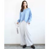 片畦編みVネックニット/洗える | MK MICHEL KLEIN | 詳細画像43 