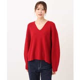 片畦編みVネックニット/洗える | MK MICHEL KLEIN | 詳細画像46 