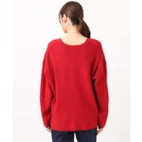 片畦編みVネックニット/洗える | MK MICHEL KLEIN | 詳細画像48 