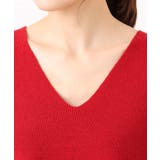 片畦編みVネックニット/洗える | MK MICHEL KLEIN | 詳細画像49 