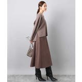 片畦編みVネックニット/洗える | MK MICHEL KLEIN | 詳細画像5 