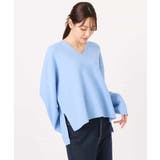 片畦編みVネックニット/洗える | MK MICHEL KLEIN | 詳細画像57 