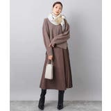 片畦編みVネックニット/洗える | MK MICHEL KLEIN | 詳細画像6 