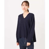 片畦編みVネックニット/洗える | MK MICHEL KLEIN | 詳細画像61 