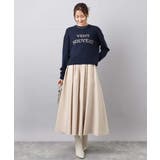 ロゴ入りウール混ニット/前後2way/洗える | MK MICHEL KLEIN | 詳細画像14 