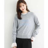 ロゴ入りウール混ニット/前後2way/洗える | MK MICHEL KLEIN | 詳細画像2 