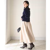 ロゴ入りウール混ニット/前後2way/洗える | MK MICHEL KLEIN | 詳細画像20 