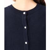 ロゴ入りウール混ニット/前後2way/洗える | MK MICHEL KLEIN | 詳細画像25 