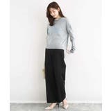 ロゴ入りウール混ニット/前後2way/洗える | MK MICHEL KLEIN | 詳細画像5 