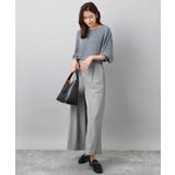 ラメ入りドルマンスリーブ畦編みニット/洗える | MK MICHEL KLEIN | 詳細画像14 